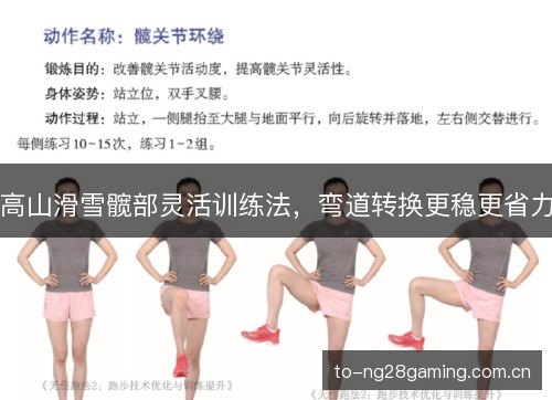高山滑雪髋部灵活训练法，弯道转换更稳更省力